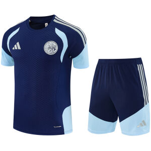 Mens Ajax Short Training Suit Navy 2026/27-jerseyio