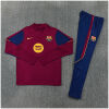 Kids Barcelona Training Suit Burgundy 2026/27-jerseyio