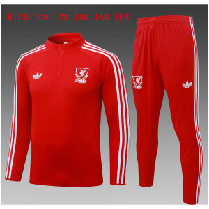 Kids Liverpool Red Training Suit 2026/27