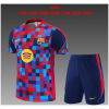Kids Barcelona Short Training Suit Red – Blue 2026/27-jerseyio