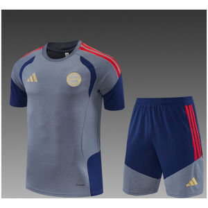 Kids Bayern Munich Short Grey Training Suit 2026/27