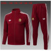 Kids Spain Jacket + Pants Training Suit Burgundy 2026-jerseyio