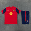 Kids Barcelona Short Training Suit Red 2026/27-jerseyio