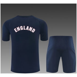 Kids England Short Training Suit Navy 2026-jerseyio