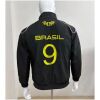 Mens Brazil All Weather Windrunner F1 Black Jacket 2026