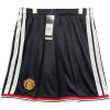 Mens Manchester United Home Black Shorts 2026/27-jerseyio