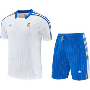 Mens Real Madrid Short White Training Suit 2025/26