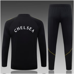 Kids Chelsea Black Training Suit 2026/27