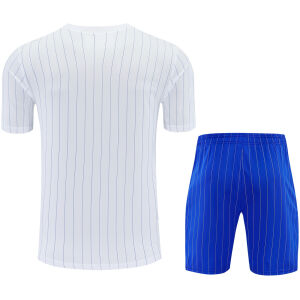 Mens Chelsea Short Training Suit White 2025/26-jerseyio