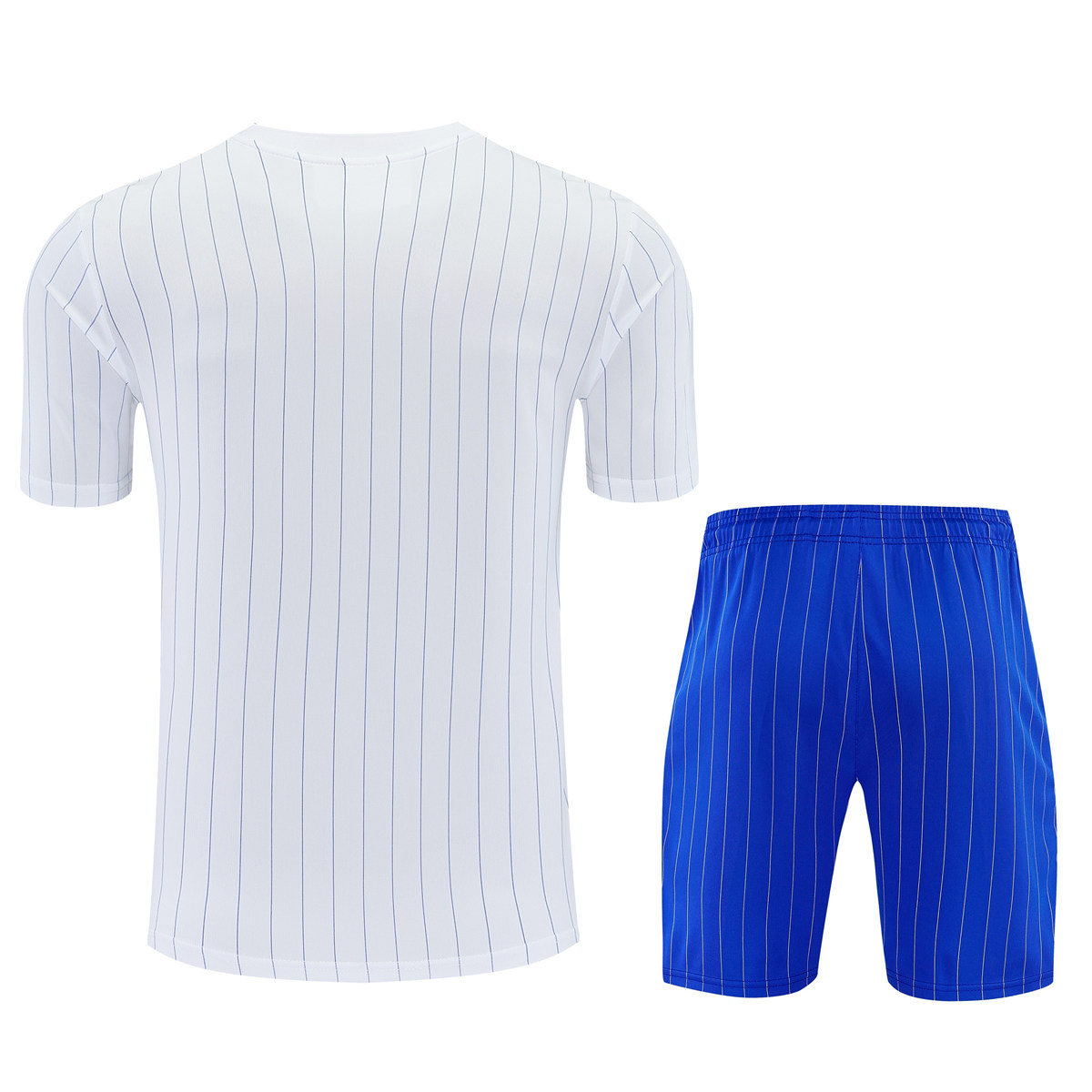 Mens Chelsea Short Training Suit White 2025/26 Mens Chelsea Short Training Suit White 2025/26 rear view showing clean waistband and athletic cut