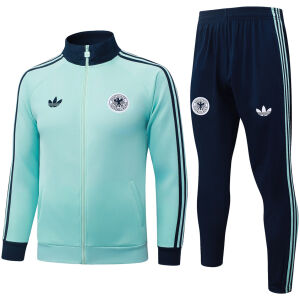 Mens Germany Jacket + Pants Training Suit Light Green 2026-jerseyio Mens Germany Jacket + Pants Training Suit Light Green 2026-jerseyio