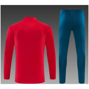 Kids Portugal Training Suit Red 2026-jerseyio