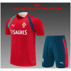Kids Portugal Short Training Suit Red 2026-jerseyio