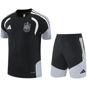 Mens Spain Short Training Suit Black 2026-jerseyio