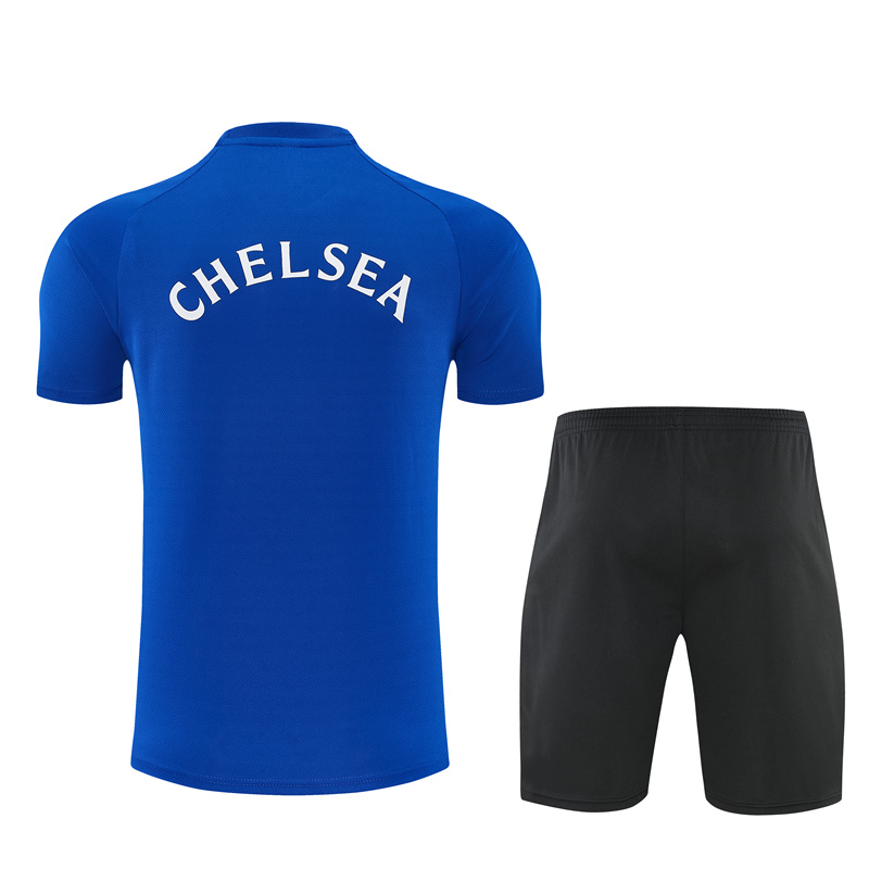 Mens Chelsea Short Training Suit Blue 2026/27 Mens Chelsea Short Training Suit Blue 2026/27