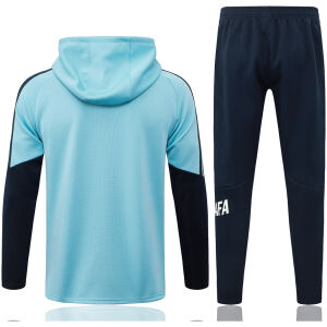 Mens Argentina Blue Hoodie Jacket + Pants Training Suit 2026