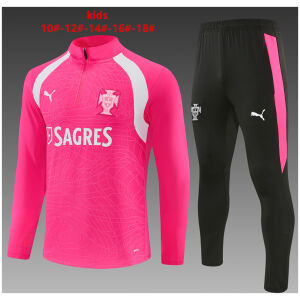 Kids Portugal Pink Training Suit 2026 Kids Portugal Pink Training Suit 2026