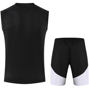 Mens Real Madrid Black Singlet Suit 2026/27