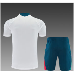 Kids Portugal Short Training Suit White 2026-jerseyio