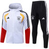 Mens Germany White Hoodie Jacket + Pants Training Suit 2026