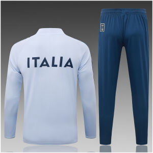 Kids Italy Light Blue Training Suit 2026