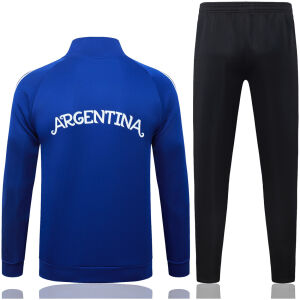 Mens Argentina Jacket + Pants Training Suit Blue 2026-jerseyio