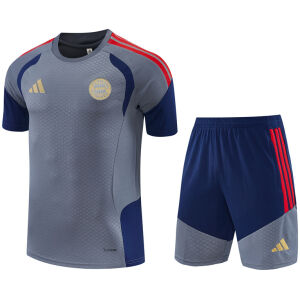 Mens Bayern Munich Short Grey Training Suit 2026/27 Mens Bayern Munich Short Grey Training Suit 2026/27