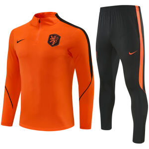 Mens Netherlands Training Suit Orange 2026-jerseyio