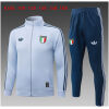 Kids Italy Light Blue Jacket + Pants Training Suit 2026