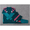 Kids Real Madrid Dark Green Jacket + Pants Training Suit 2026/27