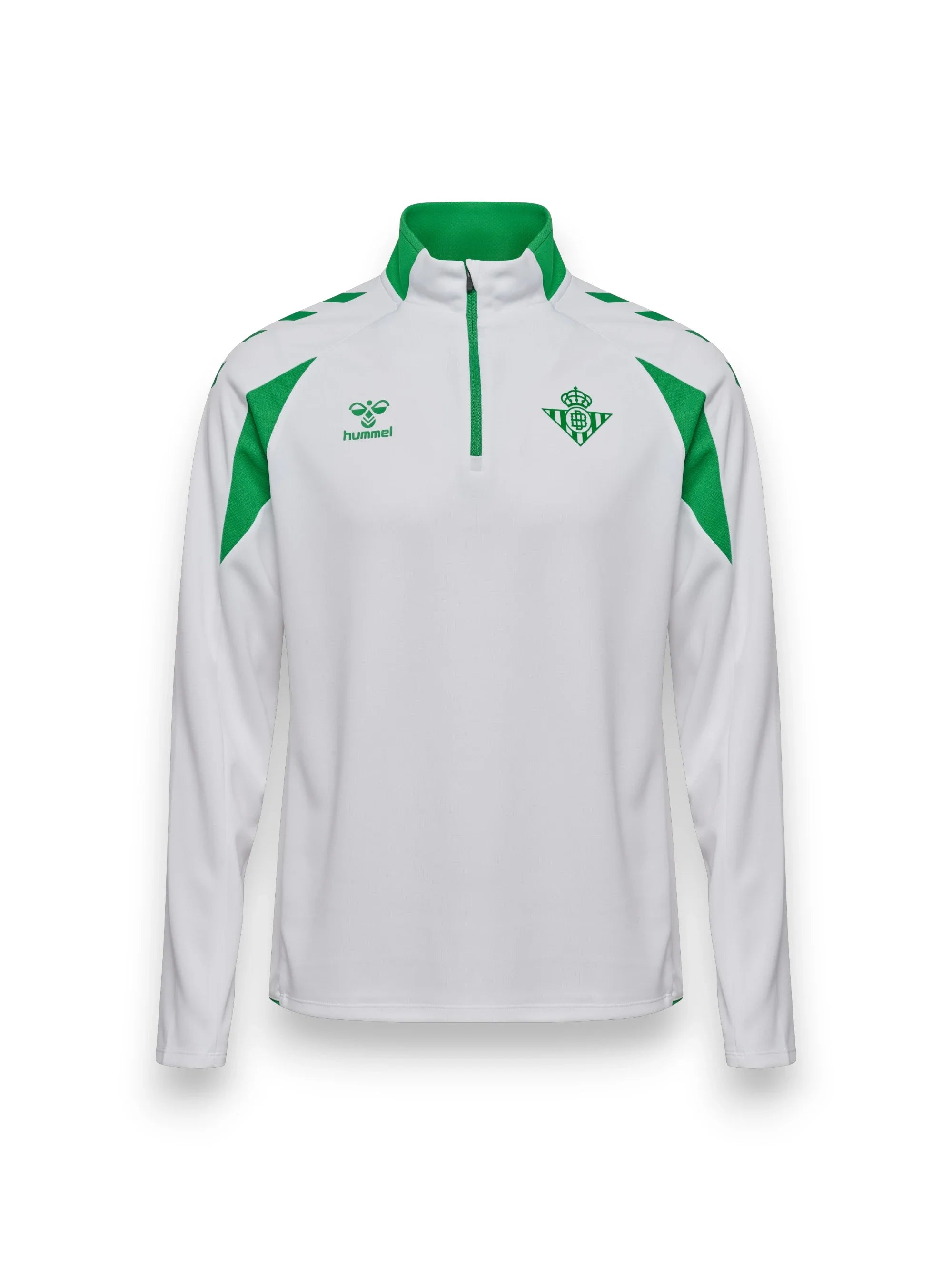 Mens Real Betis White Half-Zip Training Hoodie 2026/27 Mens Real Betis White Half-Zip Training Hoodie 2026/27