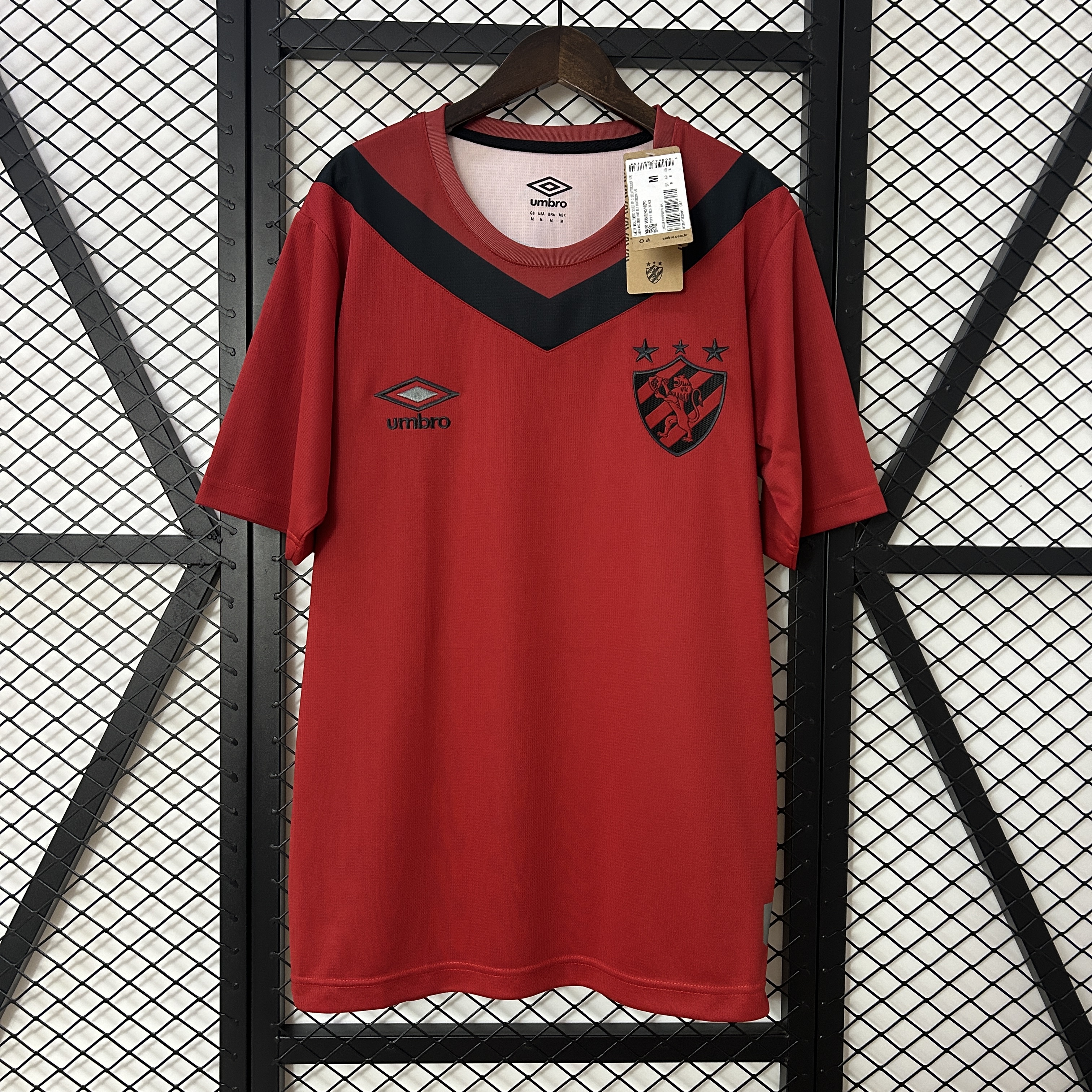 Mens Sport Recife Third Jersey 2024/25 Mens Sport Recife Third Jersey 2024/25 front view on display