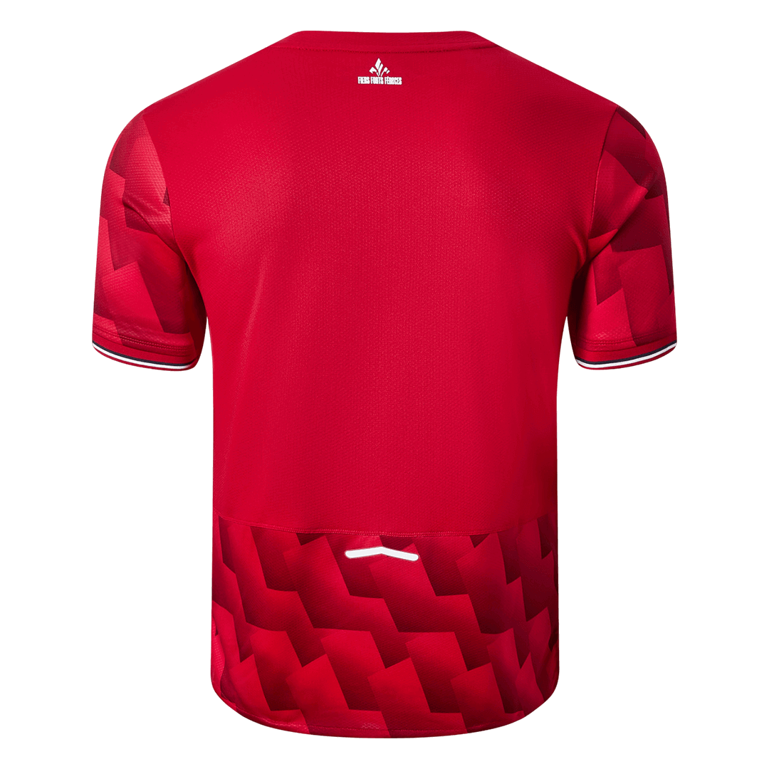Mens Lille OSC Home Jersey 2025/26 Mens Lille OSC Home Jersey 2025/26 rear view showing matching team styling