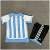Kids World Cup Argentina Retro Home Kit 2006 Kids World Cup Argentina Retro Home Kit 2006 back view detail