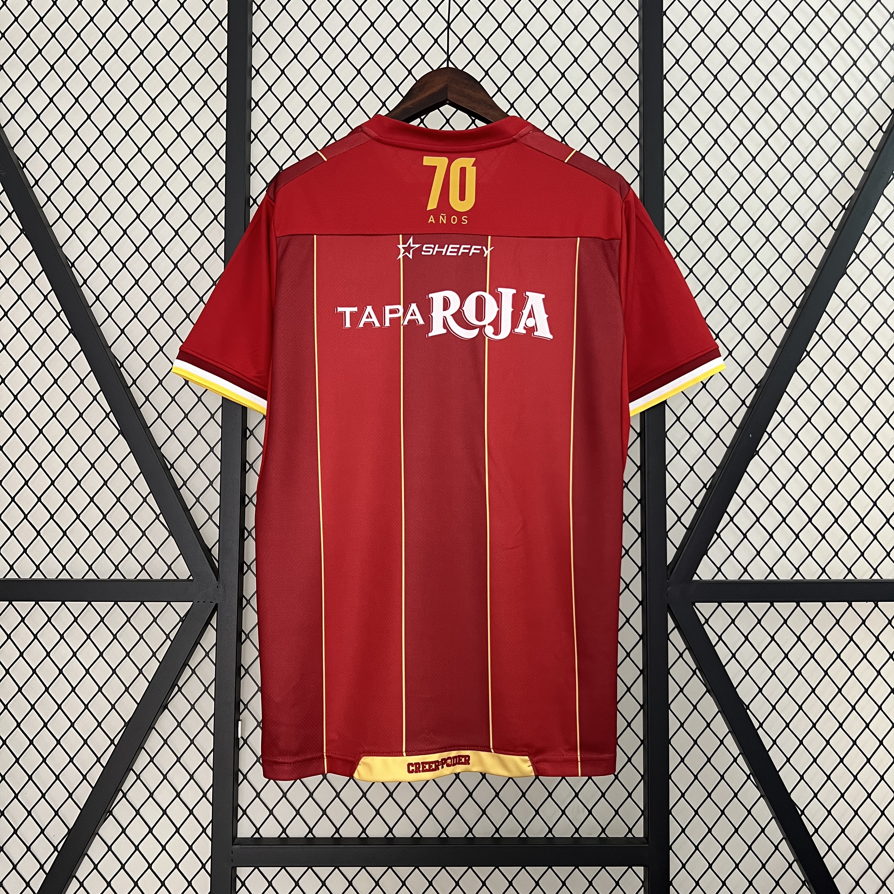 Mens Tolima Home Jersey 2024/25 Mens Tolima Home Jersey 2024/25 rear view showing matching team styling
