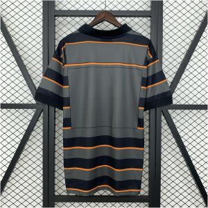 Mens Valencia black Retro Away Jersey 1999/00 back view detail