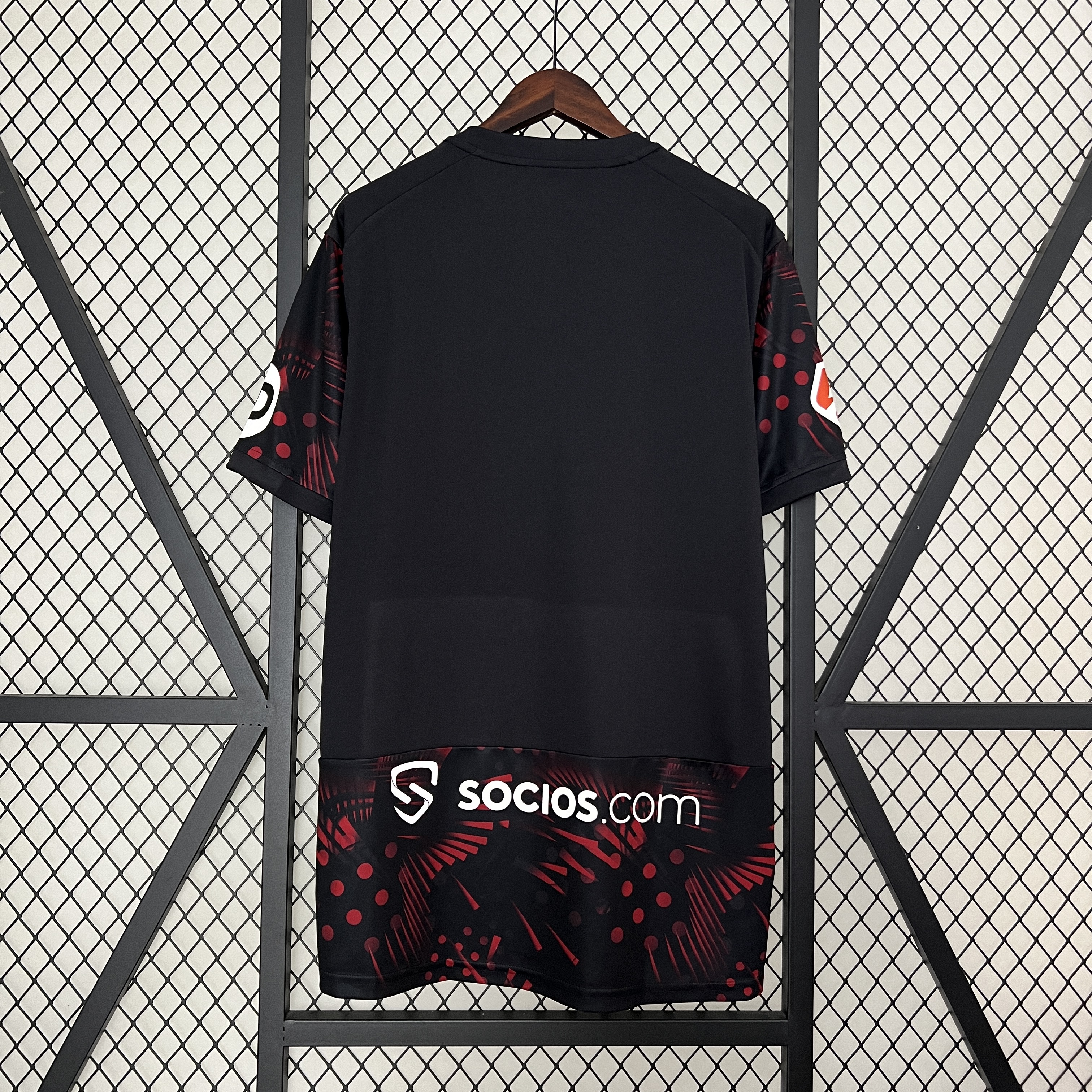 Mens Sevilla Third Jersey 2024/25 Mens Sevilla Third Jersey 2024/25 back view detail