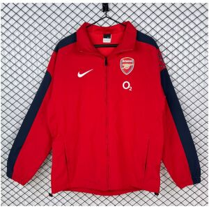 Mens Arsenal Retro Home Red Windbreaker 2004/05