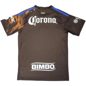 Mens Club America Third Jersey 2026/27 black shirt rear view with white Corona logo, Bimbo branding, and blue stripes