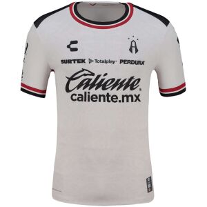Mens Atlas de Guadalajara away jersey with black shoulder panels, front view