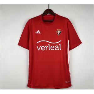 Mens Osasuna King Cup red Special Edition Jersey 2023/24 front view on display
