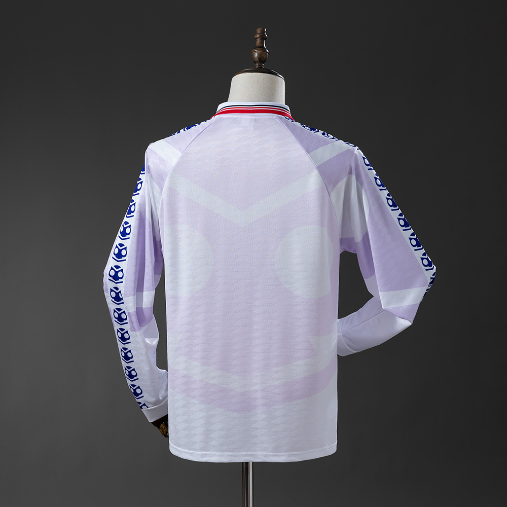 Mens Universidad de Chile Long Sleeve Away Jersey 1996/97 Mens Universidad de Chile Long Sleeve Away Jersey 1996/97 rear view showing matching team styling