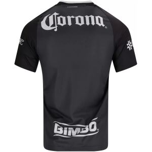 Mens Club America Away Jersey 2026/27 black shirt back view with white Gothic Corona logo and Bimbo sponsor