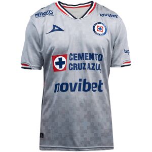 Mens Cruz Azul Away Jersey 2025/26 front view in heather gray
