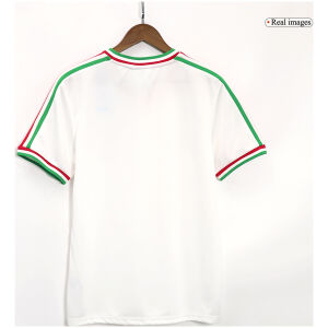 Mens Mexico White Retro Jersey 1985 rear view showing matching team styling