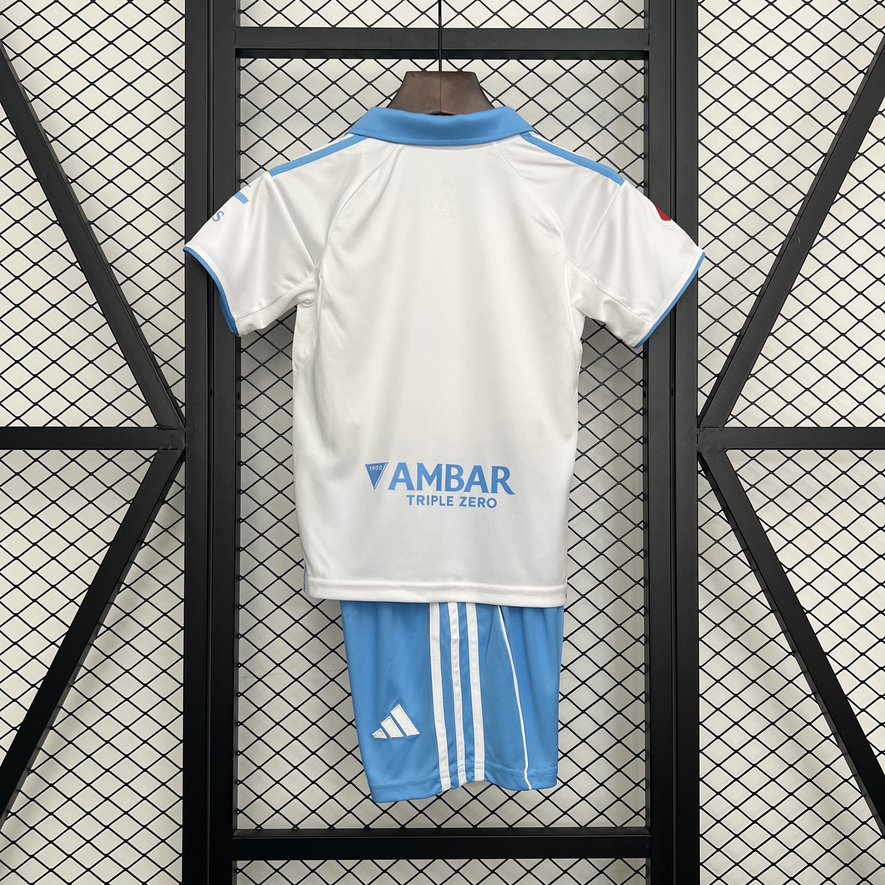 Kids Real Zaragoza Home Kit 2025/26 Kids Real Zaragoza Home Kit 2025/26 back view detail