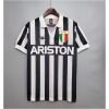Mens Juventus Retro Home Jersey 1982/84 on hanger showing black and white vertical stripes with Ariston sponsor