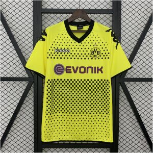 Mens Borussia Dortmund Retro Home Jersey 2011/12 front view on display