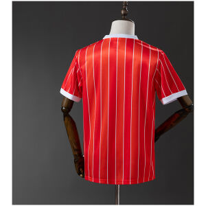 Mens FC Koln Retro Home Jersey 1985/86 front view on display