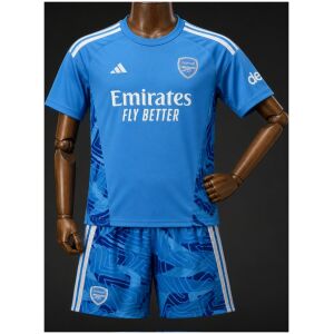 Kids Arsenal Goalkeeper Jersey Away Blue 2026/27 Kids Arsenal Goalkeeper Jersey Away Blue 2026/27